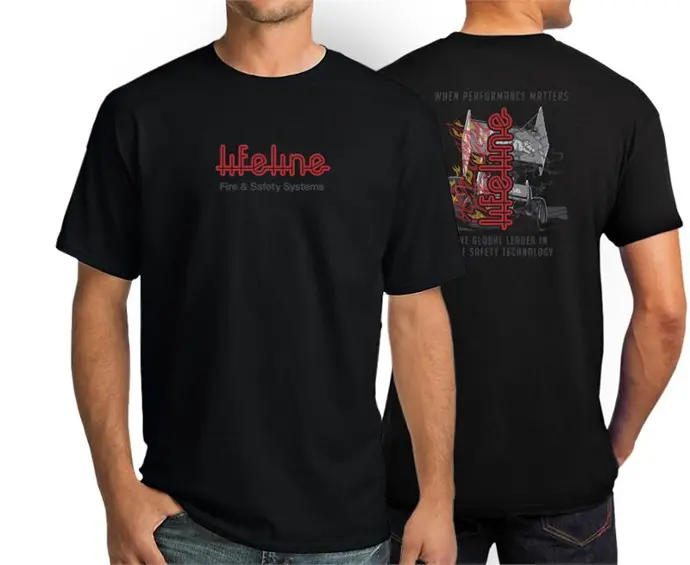 Lifeline Sprint car Black T-shirt