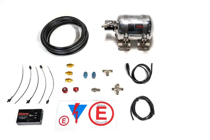 Zero 360 FIA 2.25kg FK 5-1-12 Stored Pressure Electric System - Polished