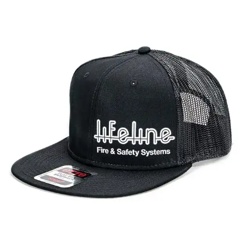 [LLFLATBLK] Lifeline Flat-Bill Mesh-Back Hat